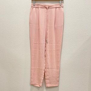 NWOT! ZARA Peach Drawstring Trousers/Dress Pants!